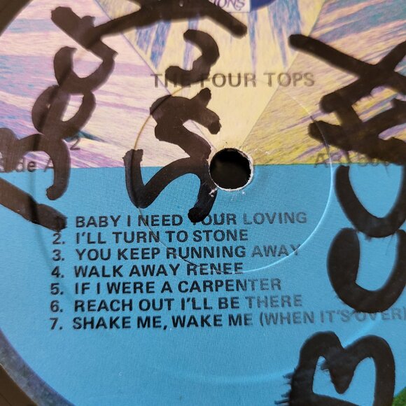 THE FOUR TOPS Sessions Presents the 4 Tops Double LP Vinyl 1976 ARI 5003 LP8 - Picture 3 of 15